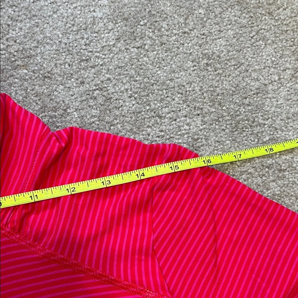 Lole Vibrant Pink Women's Athletic Zip Up Jacket Side pocket UPF 50 Size Large - Picture 7 of 11
